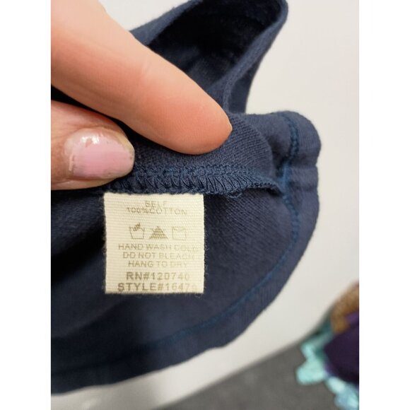 Mystree Women BOHO Dress Small Blue Embroidered Bell Sleeve Casual A Line - Picture 7 of 10